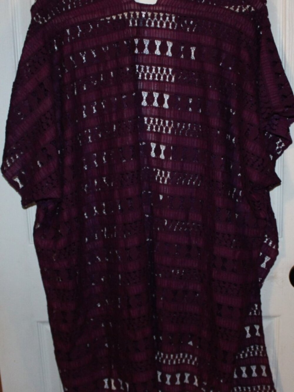NWT Lane Bryant Open Front BOHO kimono Style Plus size fits all Pretty - Picture 4 of 5